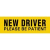 CafePress New Driver! Be Patient! Car Magnet 10 X 3
