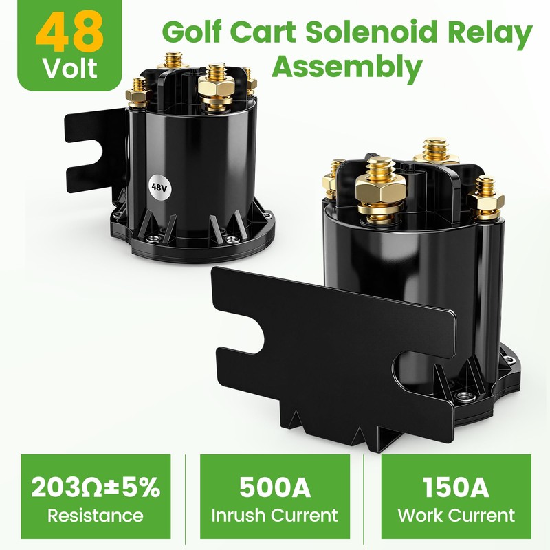 10L0L Golf Cart 48V Solenoid 612711 for EZGO TXT 2010-Up