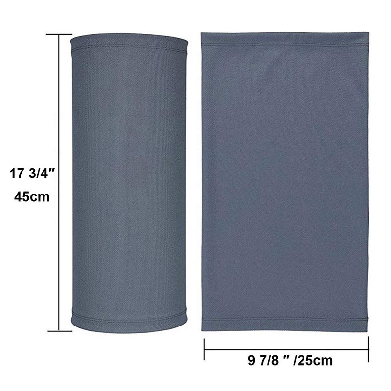 TopTie Breathable Stretch Mesh Cooling Polyester Neck Gaiter - Face