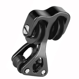 ANCLLO Archery Cable Slide, Aluminium Alloy Bow Splitter Compound Archery Roller Glide Shooting Hunting Archery Glide Separator