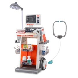 STEM Doctor Playset for Kids - Interactive Doctor Kit for Kids with Realistic LED Lights & Sounds, Role Play Kit to Diagnose & Heal, Educational Gift for Ages 3-5