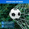 5X4FT Three Mode Soccer Goal & Rebounder Net & Target