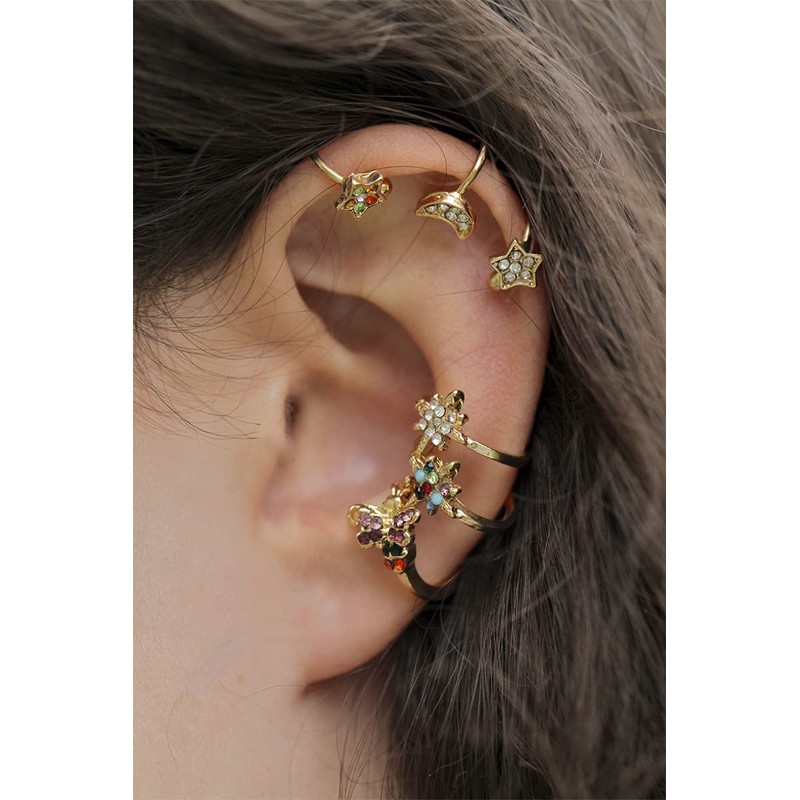 CYRA | Juego de aretes para mujer con formas de