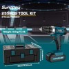 Tool Kit with 21V Cordless Drill - Sundpey 255-PCs Portable