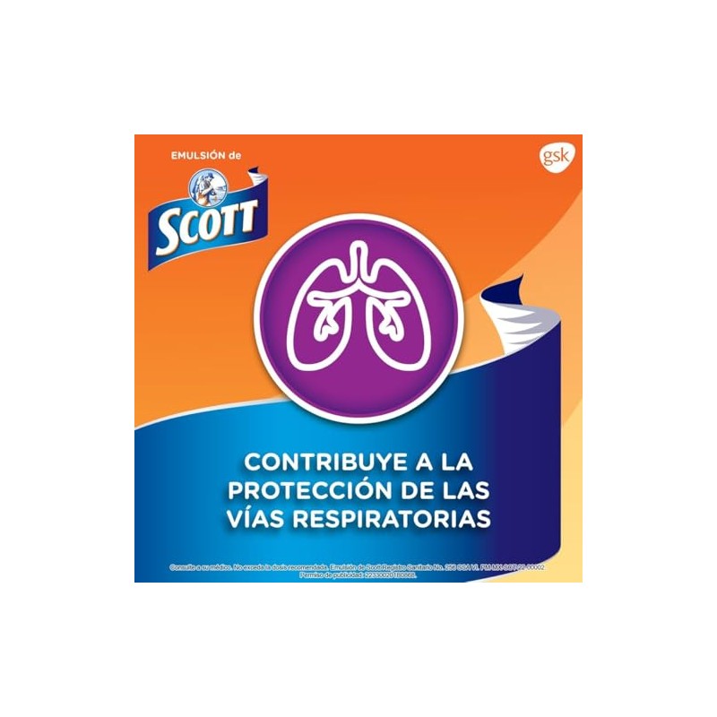 Scott Suplemento Alimenticio Multivitamínico, Vitaminas A y D, Sabor Fresa,