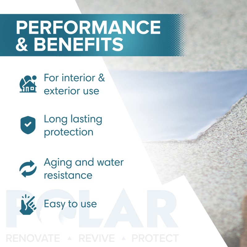 Polar Waterproof Tapeseal (Clear, 4'' x 5ft)