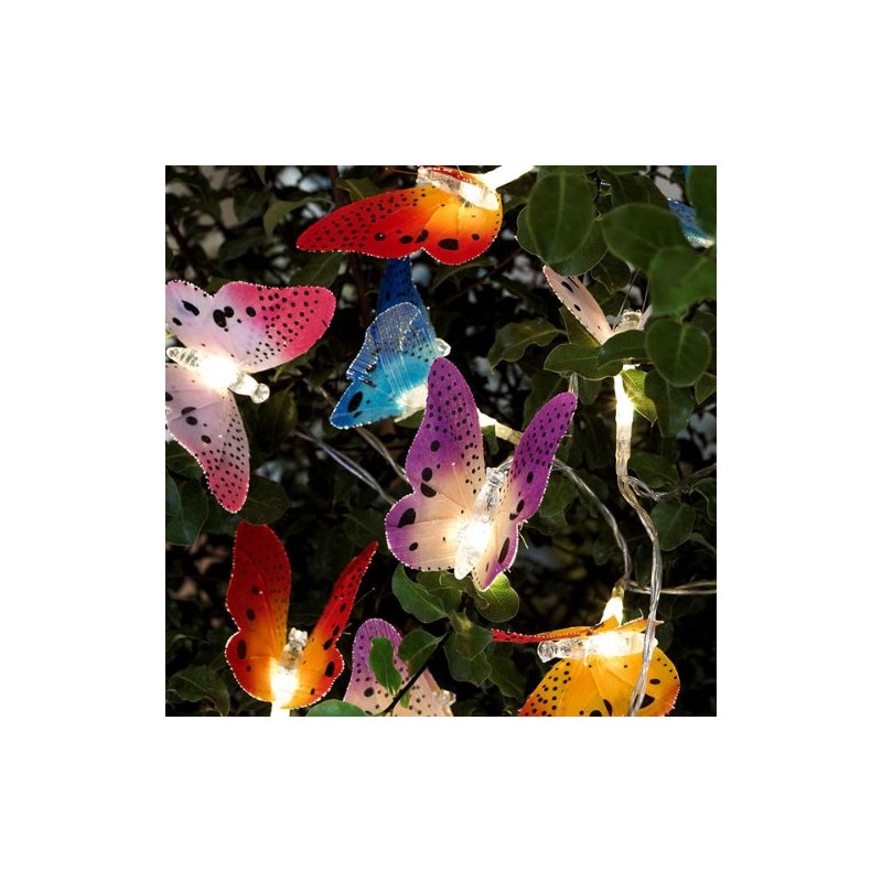Illuminess 42000003S Fibre Optic Butterfly String Lights (10 Pieces)