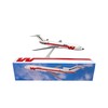 Western 727-200 Airplane Miniature Model Plastic Snap-Fit 1:200 Part# ABO-72720H-015