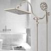 Hibbent All Metal Shower Head Holder, Solid Brass Shower Arm