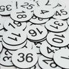 StayMax Plastic Number Tags Engraved Numbered Tags Without Hole (1-50,