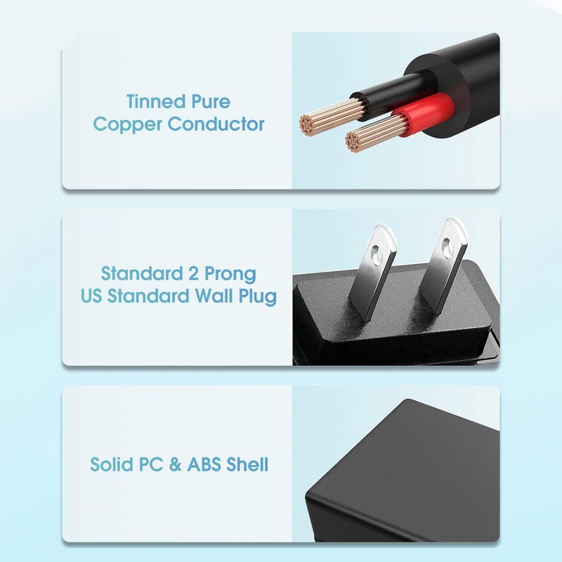 Kado Power Adapter 12V-2.5A 2A 1.5A 1.25A 1A AC/DC Power