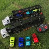 Remote Control Car Transporter Truck Includes 4 Cars - 14"