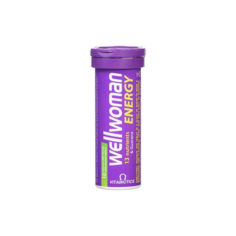 Vitabiotics Wellwoman Energy Lime, 10 Effervescent Tablets