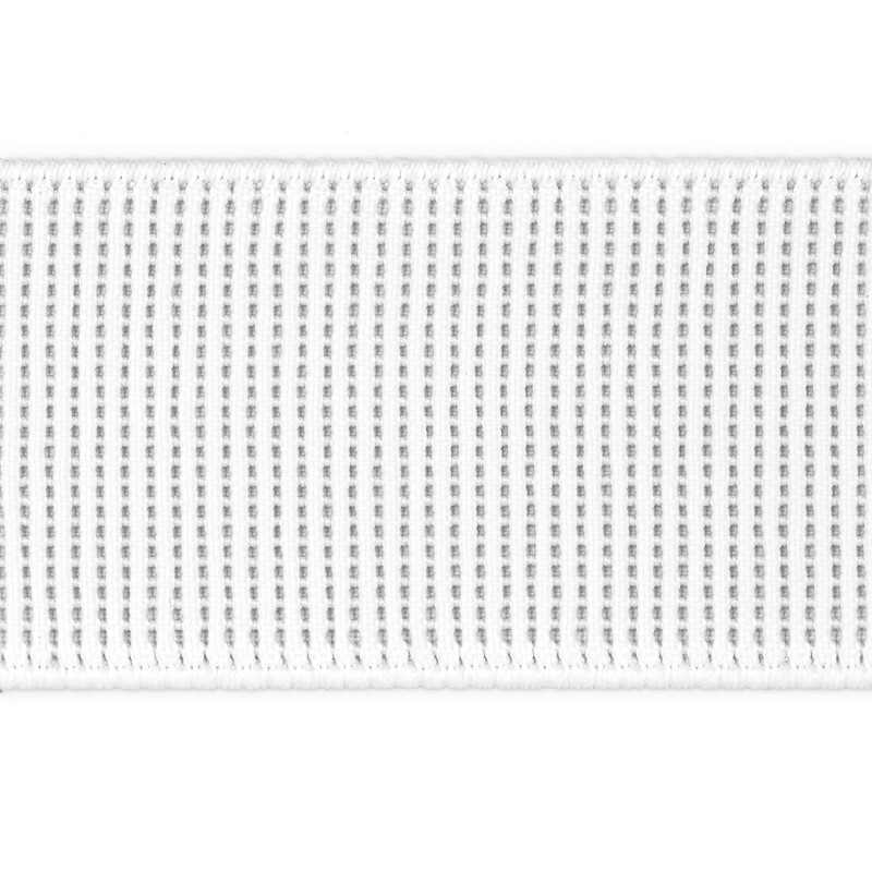 Dritz 1-1/2" Ribbed Non-Roll Elastic, 2-Yards Long, White