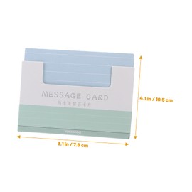 Operitacx 300pcs Blank Cards Three -dimensional Creative Card Dividers Birthday Cards Bulk Card Printer Glitter Index Card Index Cards with Ring Notecards Greeting Card Organizer