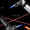 OLDENDO Butane Torch Lighter Refillable Adjustable Jet Flame, Multipurpose Outdoor