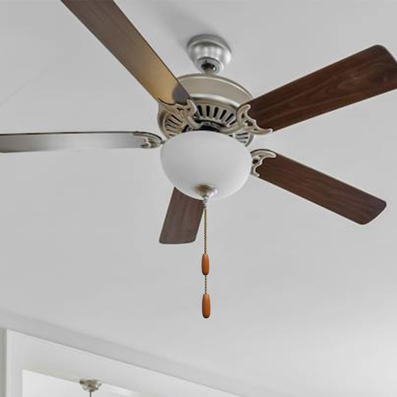 Aeknewo 4 Pack Ceiling Fan Pull Chains 12-inch Beaded Ball