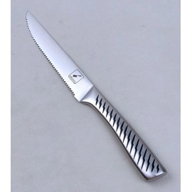 imarku 4.5" Serrated STEAK Knife, High Carbon FORGED Stainless Blade, LIGHTNING