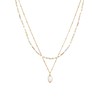 Elli Women's Baroque Layer Necklace with Freshwater Cultured Pearl in