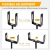 BLSGBUIDING Rainwater Downspout Bracket, 2-4 Inch Sliding Adjustable, Heavy Duty