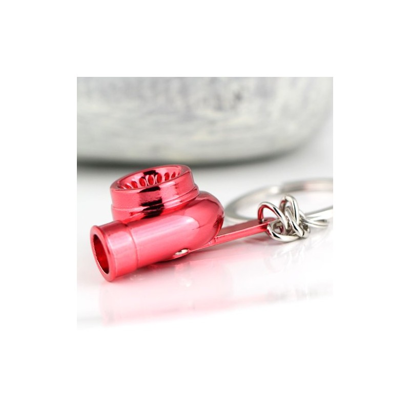 Maycom Llavero de turbina giratoria con anillo y cadena