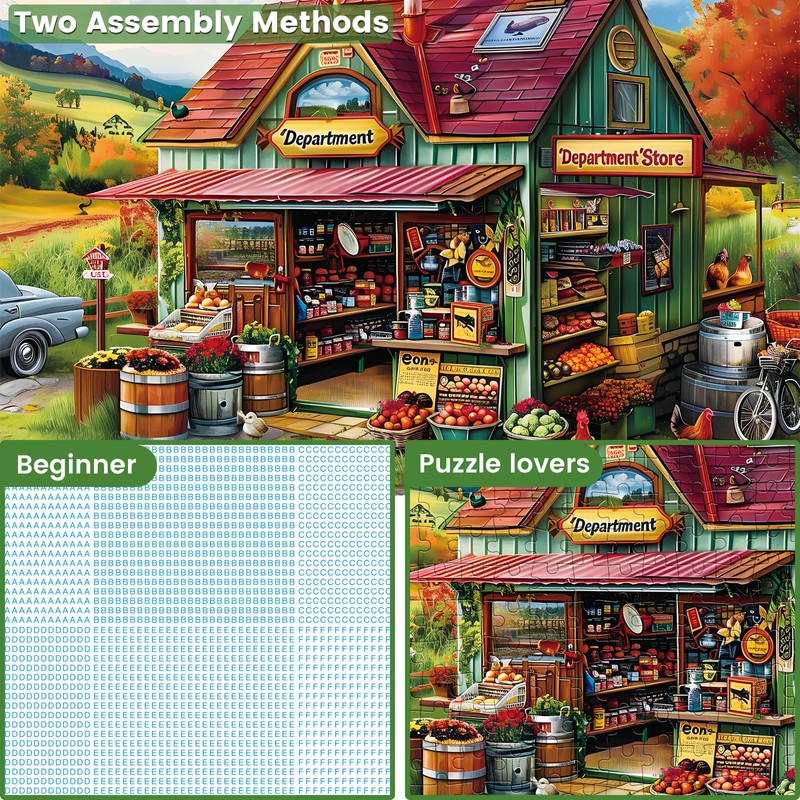 300 Piece Jigsaw Puzzle for Adults Large Piece Shop Puzzle