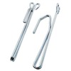 AXLIZER 18PCS Slip on Drapery Hooks Metal Curtain Hooks Metal