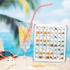 YCHYAN 64 Compartments Acrylic Shell Box, Clear Shell Collection Box,