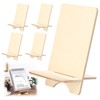 4 Pack Wooden Book Stand for Display Book Holder Easel