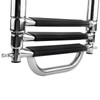 Amarine Made Boat Ladder, 4-Step Sliding Ladder with Stainless Steel