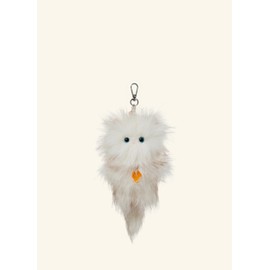 Oyani Keychain Yannie Cat Charm, White, 4.5 inches (11.5 cm) x 9.8 inches (25 cm) (H), white