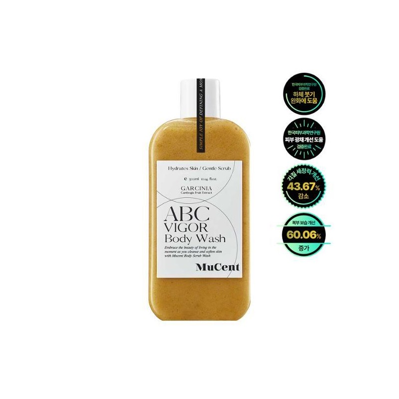 Mucent ABC Vigor Body Wash Mellow Yellow 300ml - Mucent