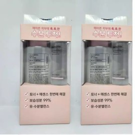Hanskin [한스킨] 리얼컴플렉션 히알루론 스킨에센스520+100x2ml 1+1 총2개 K뷰티 스킨케어 [Hanskin] Real Complexion Hyaluron Skin Essence 520+100x2ml 1+1 Total 2 Items K-Beauty Skincare