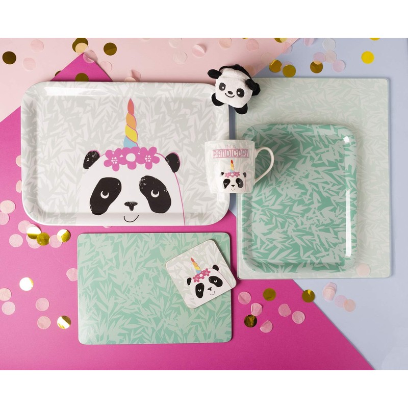Creative Tops OTT Cork Placemat Set/Table Mats with 'Pandicorn' Design,