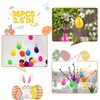 ROSAUI 3.5” Fillable Easter Eggs 36Pcs Empty Plastic Eggs -
