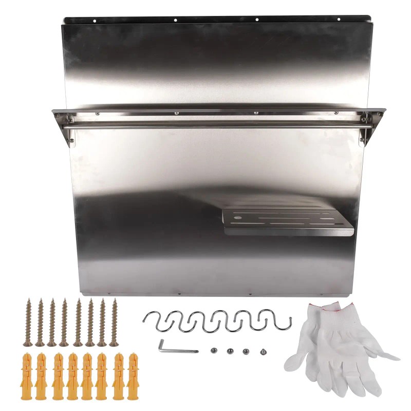 29.5 X 29.5 Inch Stainless Steel Range Hood Wall Shield