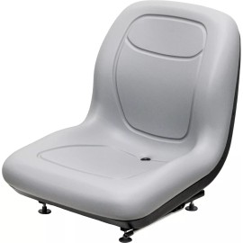 Milsco Ford New Holland Gray Skid Steer Seat Fits LX465 LX485 LX565 LX665 LX865 etc