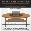 Swivel Turntable Lazy Susan, Heavy Duty Aluminium Alloy Rotating Bearing
