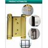 2Pcs Gold Color 3'' Cafe Saloon Door Hinges Double Action