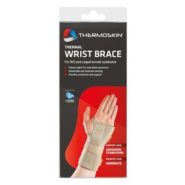 Thermoskin Wrist Hand Brace, Beige, RIGHT