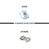 SeekLiny 8Pcs 2040 Corner Brackets Set with 32Pcs M5 T