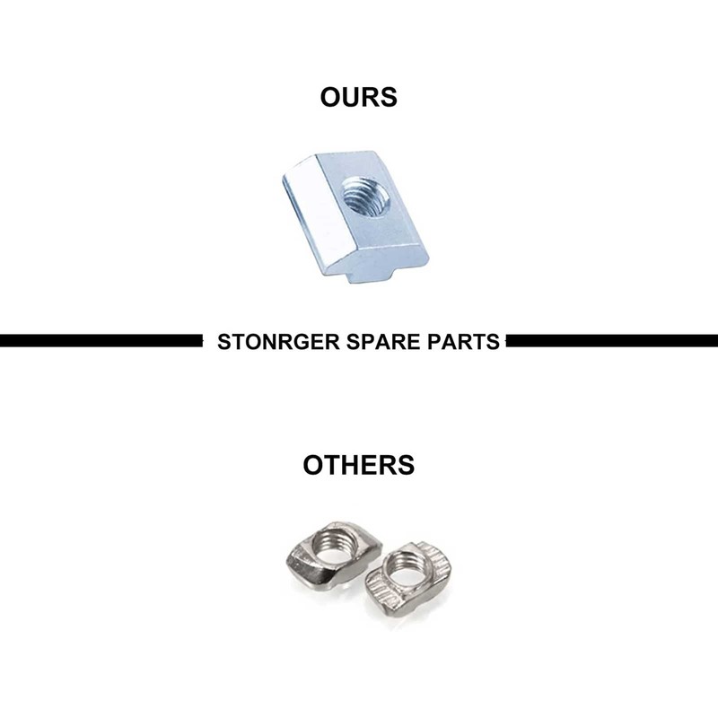 SeekLiny 8Pcs 2040 Corner Brackets Set with 32Pcs M5 T