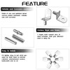 WMYCONGCONG 150 PCS Shelf Bracket Pegs Kit, 7 Styles Shelf