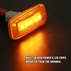 BASIKER 5LED Side Marker LED Lights for 2010-2018 Dodge Ram