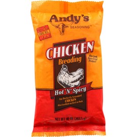 Andy's Chicken Breading Hot, 10-Ounce(Pack of 3)