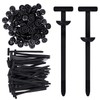 Nylon Universal Cable Tie Buckle,100PCS Upgrade Heavy-Duty Self-Locking UV-Resistant Wire
