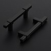 Ravinte Decor 20 Pack Black Cabinet Handles - 3" Hole