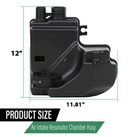 LQI Air Intake Resonator Chamber Assy Assembly, Compatible with Honda CR-V CRV 2012 2013 2014 All Models, Black 17230R5AA00, 17230-R5A-A00