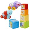 Fisher-Price Stack & Roll Set Develop Baby Gross Motor Sensory