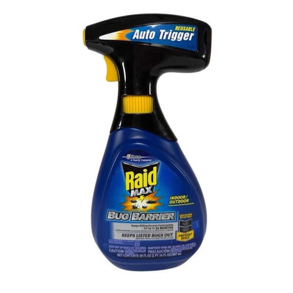 Raid Max Bug Barrier Indoor Outdoor Pest Spray 30 Oz